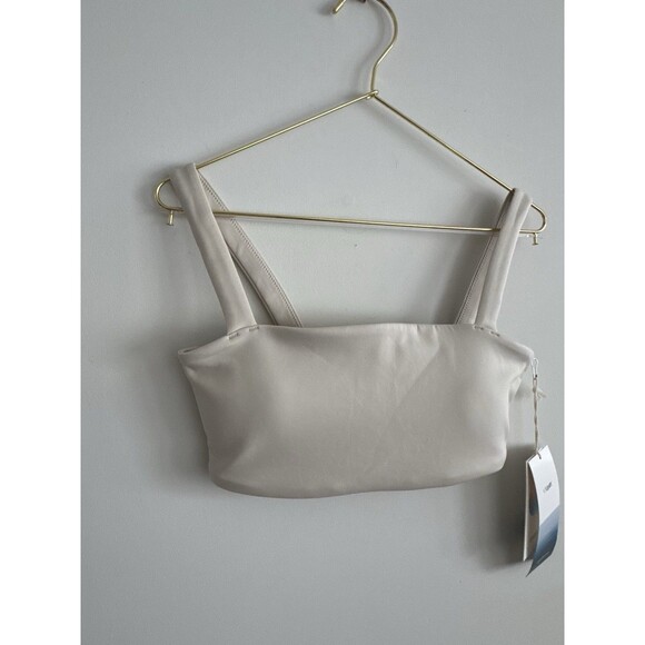 Vuori Evolve Square Neck Wireless Bralette Bone S V1Uplift Blended Fabric VW1081 - Picture 2 of 8
